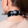 Masaje sexo señora Collar juguetes eróticos fetiche fantasía BDSM gargantilla gótica mujeres cinturón Collar arnés gótico Collar accesorios exóticos