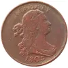 US A set of1800-1808 8pcs Draped Bust Half Cent Copper Craft Copy Decorate Coin Ornaments home decoration accessories239p