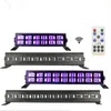 2021 Télécommande 7 modes UV LED Barre de lumière noire UV LED Lumière de scène Lèche-mur Noël Halloween Disco DJ KTV Club Éclairage de fête