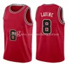 Zach 8 Lavine City Derrick 1 Rose Basketball Jersey Mens 23 Dennis 91 Rodman Scottie 33 Pijpen Rood Wit Zwart Streep Shirt