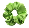 Cetim Cetim Sólido Scrunchies Mulheres Meninas Elastic Hairs Borracha Bandas Acessórios Goma Para Mulheres Tie Ring Rope Roda