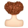 Pelucas sintéticas HAIRJOY Winifred Sanderson Disfraz Hocus Pocus Corto Marrón Rojo Cosplay Cabello para mujeres 9379668