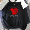 Japonês Anime Morte Nota Hoodie Homens Fleece Sweatshirt Sudadera Ryuk Shinigami Hooded Harajuku Kawaii Sportswear Manga Hoodies 210813