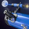 Belona 35x-875X Professional Zoom Astronomical Telescope Dorosły Outdoor HD Night Vision Refrakcja Głęboka Kosmiczna Księżyc Oglądanie wysokiej rozdzielczości monokularowej - niebieski