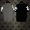 2021 New T Shirts Ropa de diseñador de moda Europa Italia Cooperación Roma Edición Especial Edición reflectante Camiseta Reflexivo Camiseta de algodón casual de algodón para hombres M-3XL # 2022
