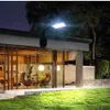 Luci solari con 4 modalità di funzionamento Lampada solare da esterno con telecomando Illuminazione impermeabile IP65 per garage da giardino
