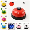 Hond Ring Bell Obedience Paw Pet Dogs Training Pets Intelligence Toys Black Red Drop Ship ZWL195