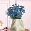 Peony kunstbloemen hoge kwaliteit luxe boeket bruiloft decoratie voor thuis tafel decor hemel blauw nep bloemen hortensia
