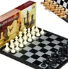 Medieval International Chess Set com Chessboard 32 Gold Silver Chess Games Partes Jogo Magnético Board Jogo Chess Figura Conjuntos Checker 5 W2