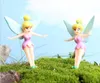 Cartoon Fairy Figurines Fairy Garden Miniatures Gnomes Pixie Dust Princess Miniature Fairy Figurine Mini Garden Resin Craft9720224