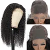 12-40 inch menselijk haar kant sluiting front pruiken voor zwarte vrouwen rechte lichaam diep water golf met frontale kinky krullend gluless pre pluked lace pruik 180% densiteit 10A klasse