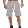 Loch-Reißverschluss-Shorts mit mittlerer Taille, solide Jeans-Shorts für Herren 210322