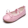 Baskets Jgvikoto printemps automne doux filles chaussures tout-petits petite fille grands enfants en cuir avec noeud papillon noir rose rouge princesse mignonne