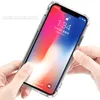 1,0 mm transparente, stoßfeste, harte Acryl-TPU-Hybrid-Rüstungshüllen für Xiaomi 11 Redmi K20 K30 K40 PRO HINWEIS 10 PRO POCO X3 M3 100 TEILE/LOS