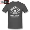 Mens goonies t shirt goonies t-shirt gráfico camiseta diversão 100% por cento de algodão praia masculina grande tshirt 210329