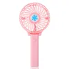 2Gadgets Portable Uppladdningsbar USB-laddning Cool Avtagbar Roterande handhållen Mini Outdoor Fans Pocket Folding Fan Party Favor