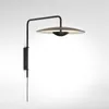 Wall Lamp Modern Simple Black LED Lamp, Used For Bedroom Bedside Living Room Corridor Staircase Dining