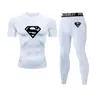 Maillots de course Costume de basket-ball pour homme Sports serrés Respirant T-shirt de course à séchage rapide Compression musculaire