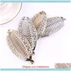 Hair Jewelryhair Clips & Barrettes Crystal Rhinestone Fish Shape Claw Jewelry Hairpins Aessories For Women Drop Delivery 2021 Halda