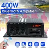 Amplificateur de puissance de voiture 400W, 2 canaux Hifi, caisson de basses pour la maison, haut-parleur stéréo, bluetooth, télécommande, Support 2110118987071