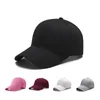 Caps de bola preto adulto adulto unissex casual sólido ajustável beisebol snapback Casquette Hats encaixou gorras pai para homens mulheres