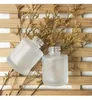 30ML 1OZ Empty Frosted Glass Pump Bottle with Gold Cap Emulsion Lotion Essence Refillable Portable Durable Cosmetic Container Jar Pot