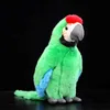 Simpatico pappagallo uccello giocattoli di peluche morbido vita reale Budgie Love Bird animali di peluche collezione di decorazioni per la casa giocattoli per bambini regali di Natale 2105106202135