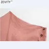 Zevity Women Sweet Side Breasted Solid Color Casual Slim Shorts Skirts Female Chic Hem Ruffle Shorts Pantalone Cortos QUN736 210603