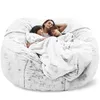 Camp Furniture Giant Beanbag Sofa Cover Big XXL No Stuffed Bean Bag Pouf Ottoman Chair Couch Bed Seat Puff Futon Relax Lounge200f