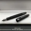 الفاخرة MSK149 Cassic Black Resin Fountain Pen Rollerball Pens Office Office Schoolies مع عدد متسلسل عالي الجودة 285672091