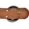 Belt for Woman Fashion Smooth Buckle Hollow Out Design Womens Belts Genuine Cowhide Width 4.8cm 2 Color Optional