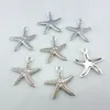 24pcs lega d'argento tibetano stella marina stella marina ciondoli artigianato pendenti 25x25mm risultati di gioielli