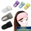 Girl Headband Wide Hair Band Accessory Sports Non-Slip Elastic Adjustable Velcro Tight Sweat-Absorbent Belt Yoga Shower Caps