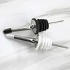 Stainless Steel Wine Pourers Wine Oil Bottle Pourer Spout Cork Stopper with Dust Cap Home Kitchen Bar Tool