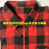 Men's T-Shirts Mens Long Sleeve Plaid Shirt Black/red/green Work Casual Flannel Pocket Shirts Fashion Clothing 80IZ