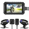 1080P HD motocyklowa kamera DVR z GPS Wifi g-sensor ukryta noktowizor kamera na deskę rozdzielczą 150ﾰ szerokokątny wodoodporny rejestrator wideo nagrywanie w pętli