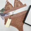 Set di reggiseni firmati da donna jacquard Sleepwear Classic Letter Embroidery Lady Lingeries Reggiseni Regalo di Natale per ragazze Set di biancheria intima sexy