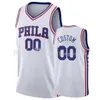 2022 New Jersey Custom Men Joel 21 Embiid Jersey Ben 25 Simmons Iverson Tobias 12 Harris Tyrese 0 Maxey Shake 18 Milton Seth 31 Curry City Basketball Jersey