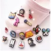 100pcs/lot Cute Animals PVC Shoe Buckles Shoes Accessories Cartoon Ornaments Fit For Croc Charms JIBZ Party Gift