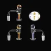 20OD US Full Weld Beveled Edge Terp Slurpers Sets Quartz Banger Smoking With 20mmOD Glass Marbles/Screw For Water Bongs Pipes