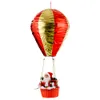 Balão de ar quente do ornamento de suspensão do Natal com o pendente do teto de Santa que interna exterior festivo decoração 1xBJK2108