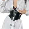 Riemen Sexy Corset Underbust Vrouwen Gothic Top Curve Shaper Modellering Riem Afslanken Taille Riem Kant Korsetten Bustiers Zwart White230w