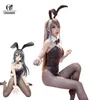 Rolecos seishun buta yarou wa bunny girl senpai ingen yume wo minai cosplay kostym mai sakurajima sexiga kvinnor jumpsuit cos y0913