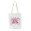 Storage Bags Korea Ulzzang Mountain Print Chic Women Canvas Bag Casual Large Capacity Cartoon Shoulder Y2K Shopper