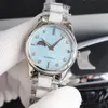 Women Automatic mechanical watches Stainless steel Ceramic Strap watch Ladies Mother of pearl clock Rhinestone bracelet 33mm