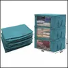 Storage Boxes & Bins Home Organization Housekee Garden Quilt Bag Foldable Dust Moisture Proof Clothes Bags 2 Color Organizers Basket High Qu