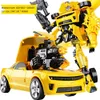 Robot de Transformation de grande taille, jouets de voiture, modèle déformé, figurine d'action classique Anime, cadeau pour garçon