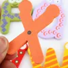 나무 나무 만화 공예 교육 알파벳 자석 냉장고 장식 다채로운 학습 장난감 영어 어린이 집 조기 26 선물 691 v2