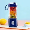 Portable Personal Blender 6 Blades laddningsbara Mini Travel Fruit Ice Electric Smoothie Blender Juicer Cup Maker Mixer H1103338S