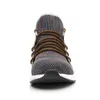 Embout en acier léger pour hommes Anti-écrasement Chaussures de sécurité pour hommes Bottes anti-crevaison à semelle moyenne 210820
